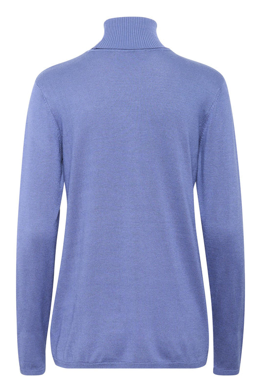 Culture Annemarie Loose Rollneck Bijou Blue