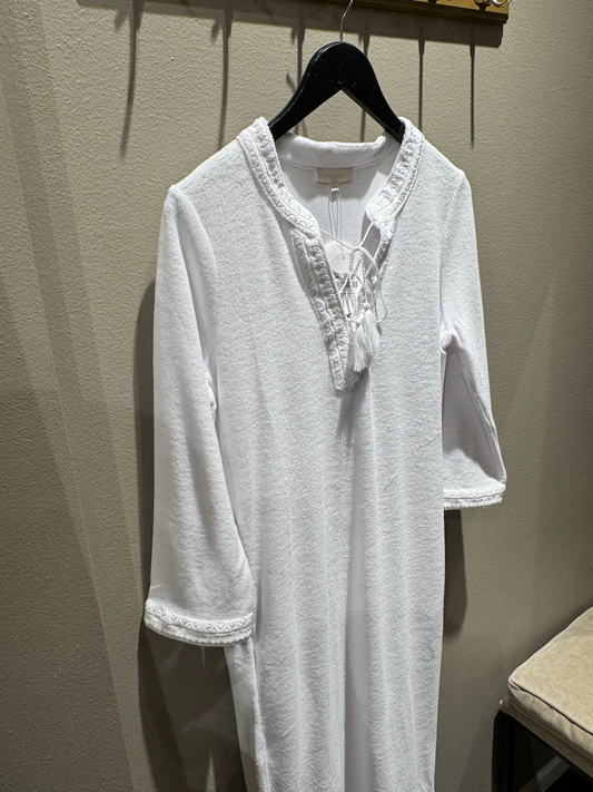 Rah Oslo Kaftan Long Dress White