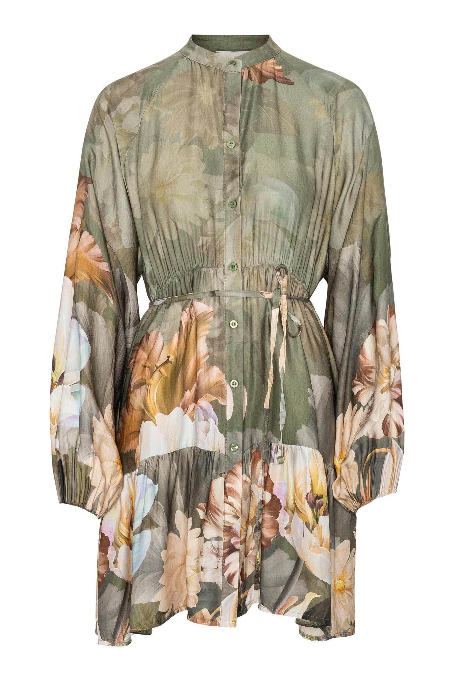 Rah Oslo Mini Dress Print Passion Green Print