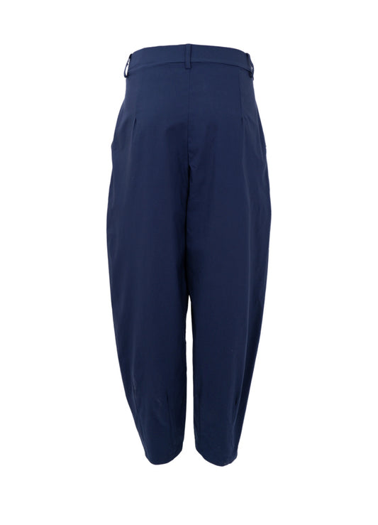Black Colour Beate Barrel Pant Navy