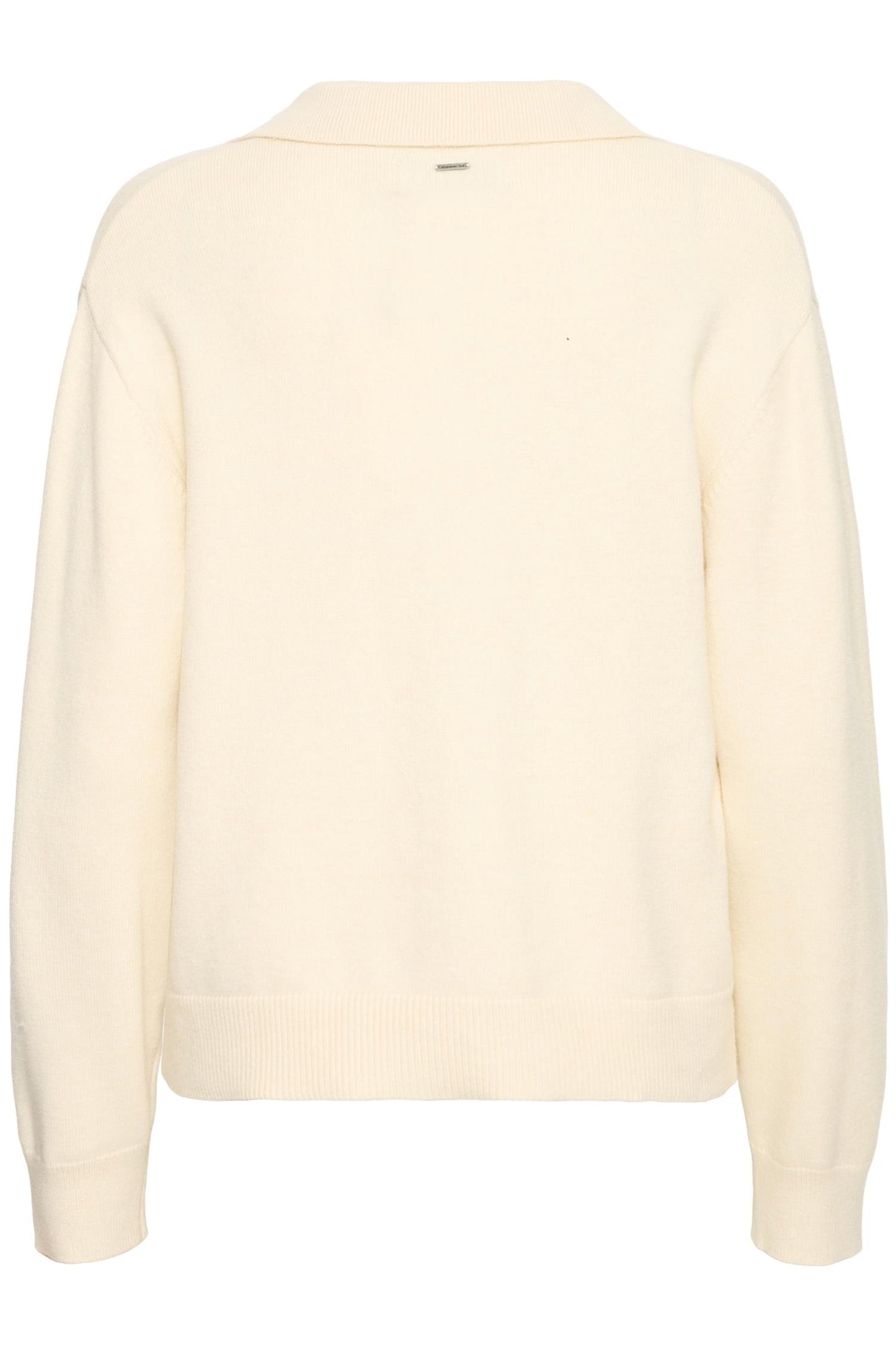 Pulz Steffi Open Polo Pullover Birch
