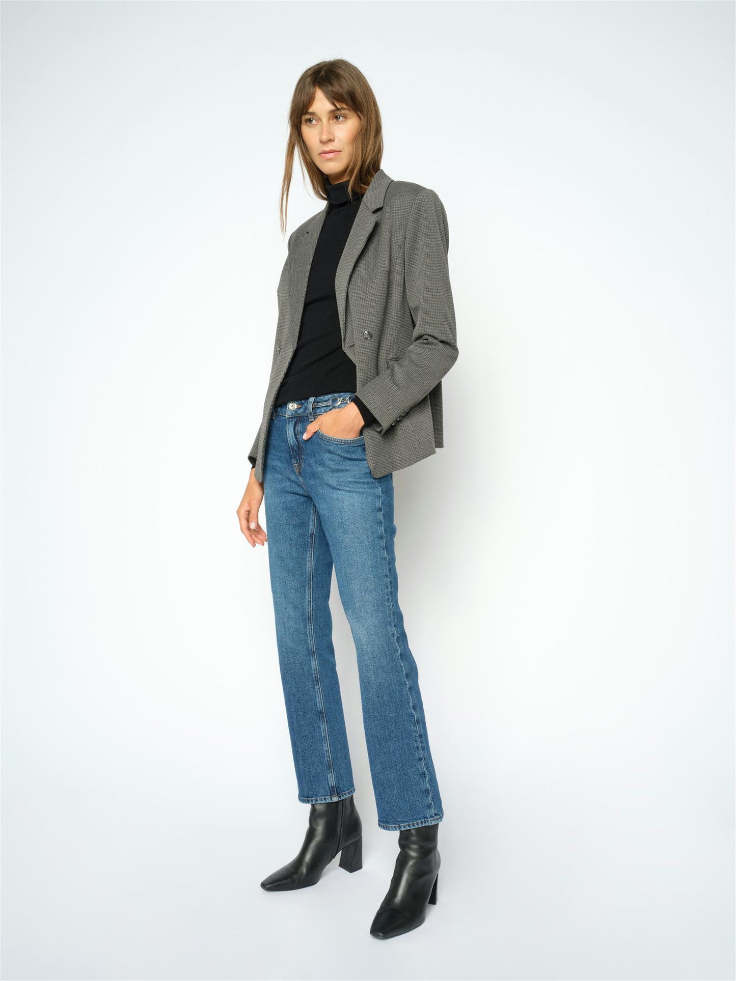 Mos Mosh Ashley Galleon Raw Jeans Blue