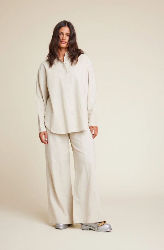 Line of Oslo Basic Shirt Sand