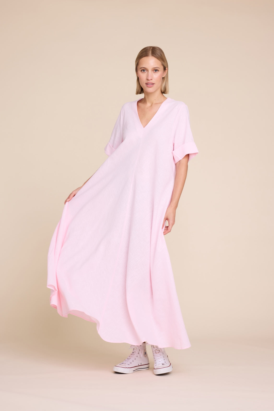 Line of Oslo Eva Linen Pink