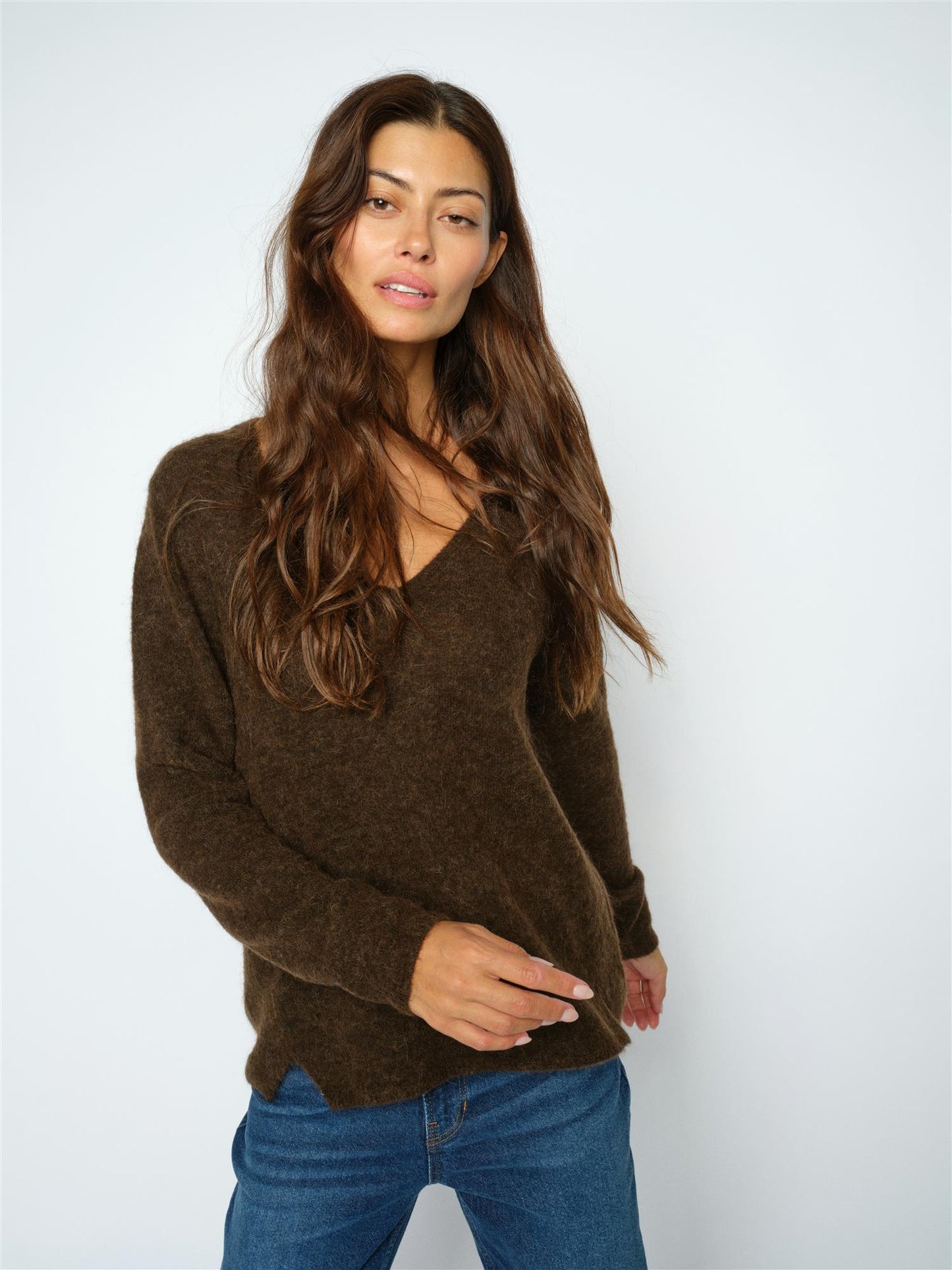 Mos Mosh Mape Sophia V-Neck Knit Delicioso
