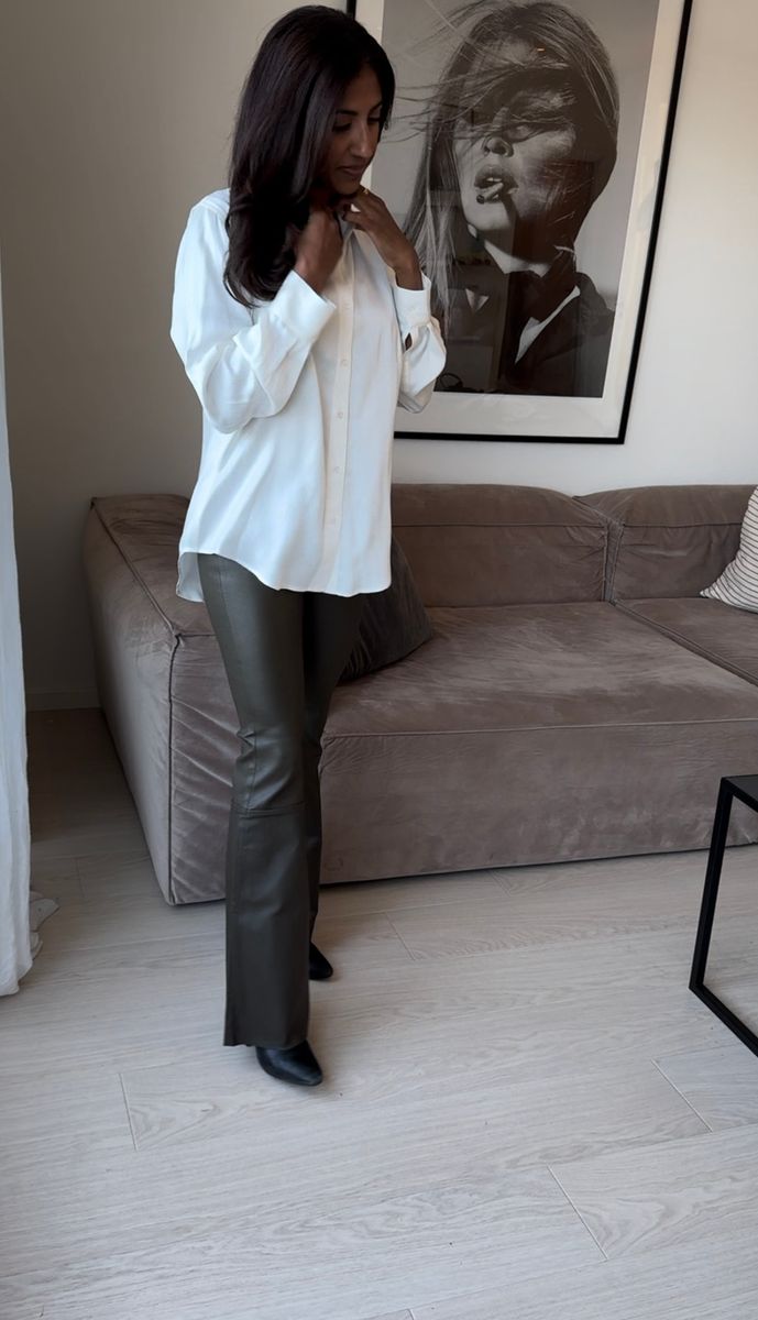 Amuse by Veslemøy Silkebluse Classic Offwhite