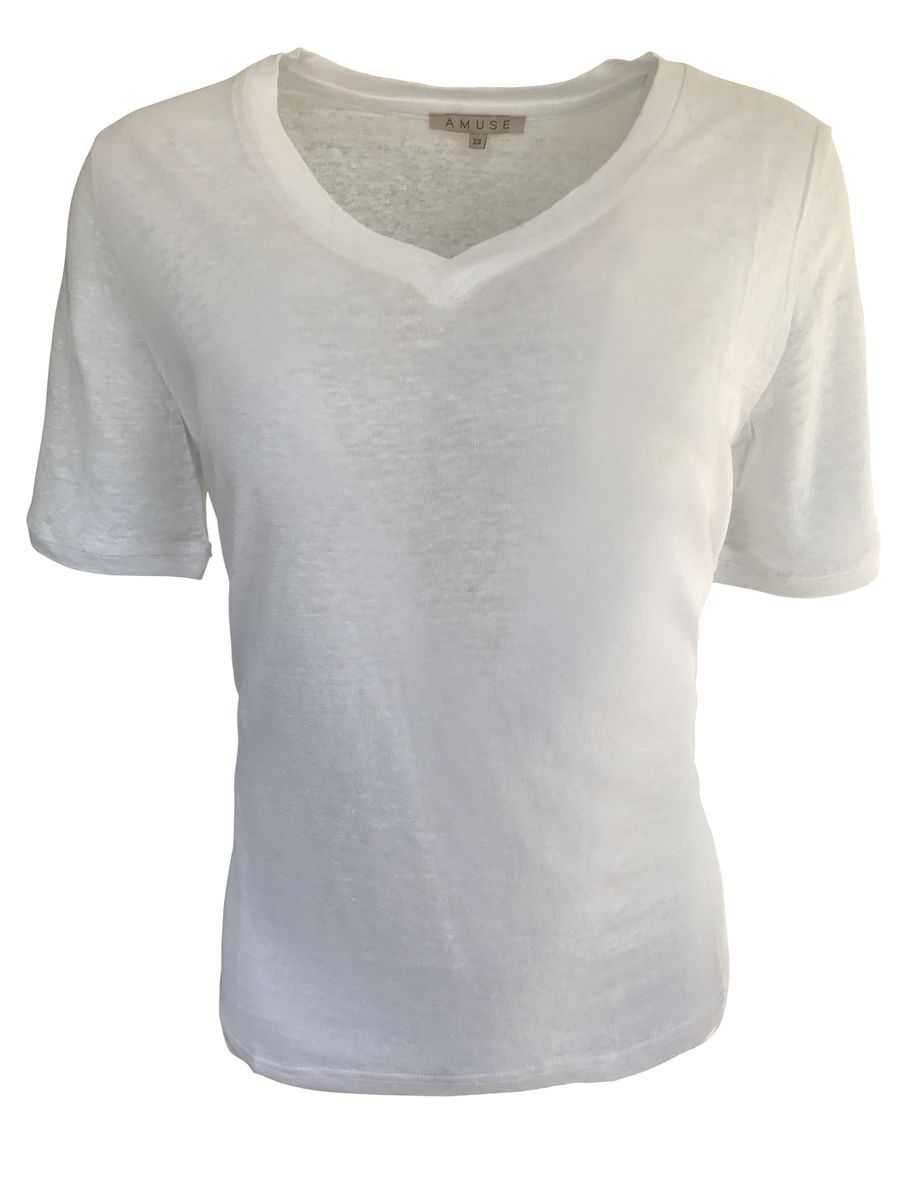Amuse by Veslemøy Frederikke Tshirt White