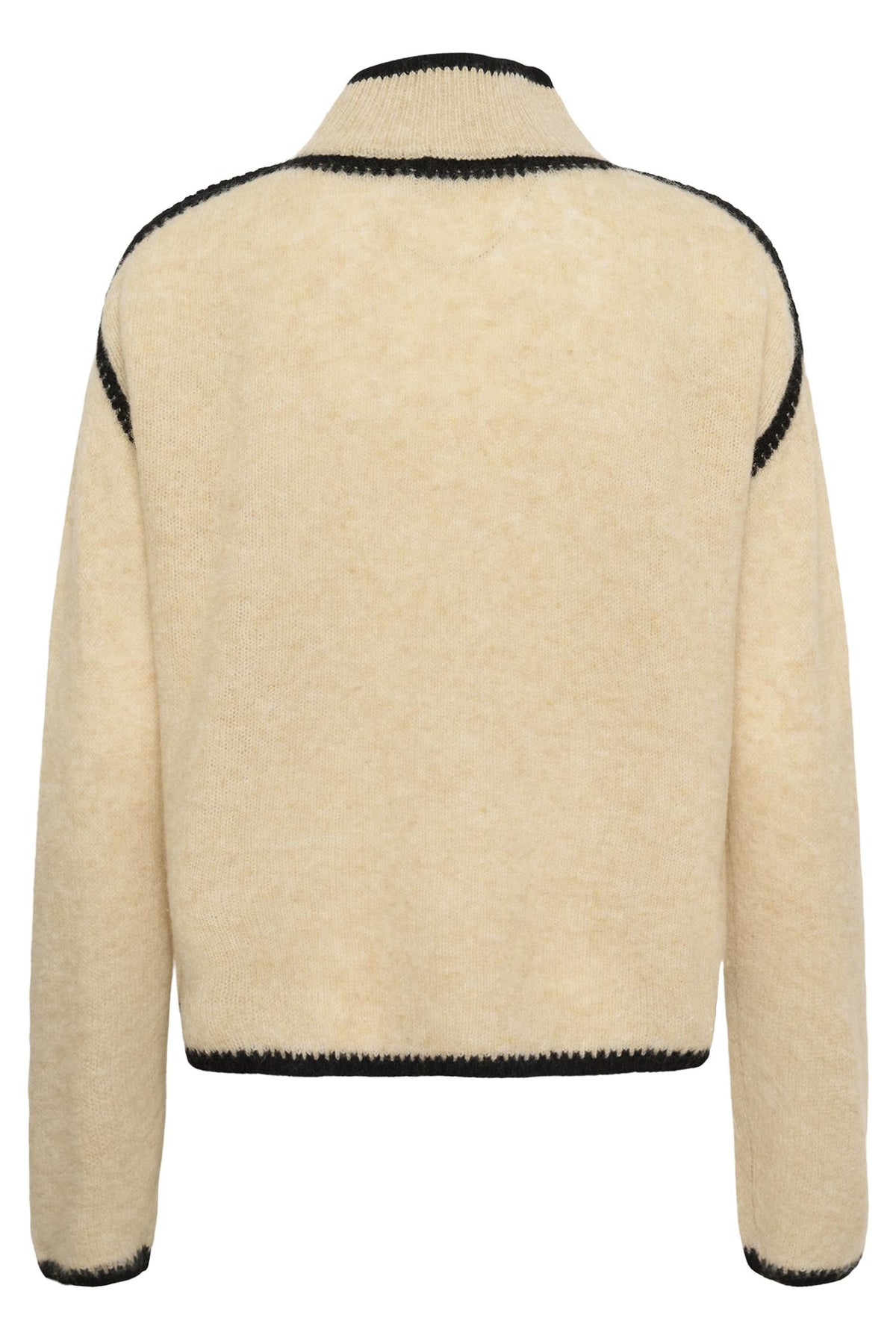 Culture Jia Katrine Turtleneck Whitecap Melange