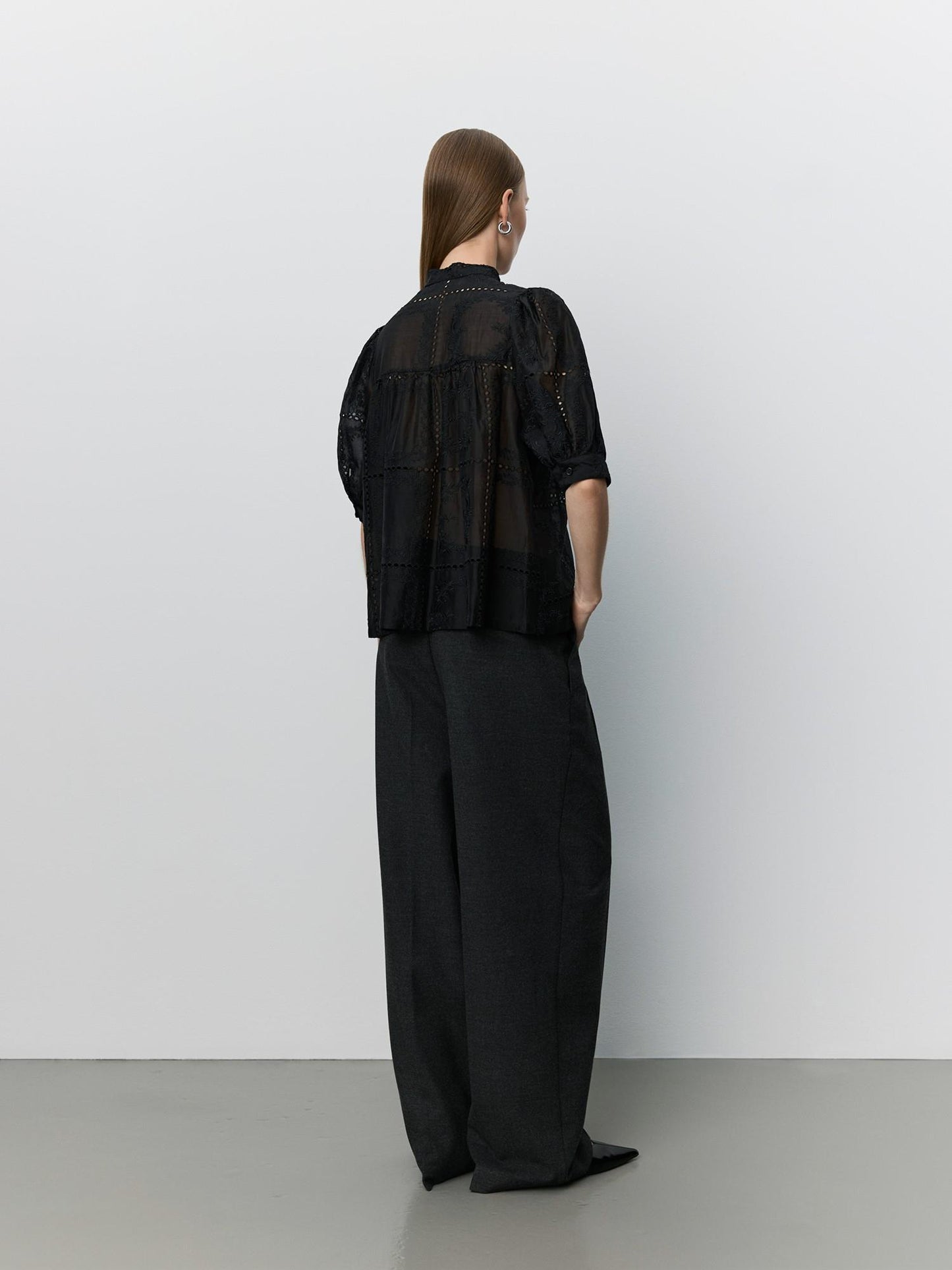 Sofie Schnoor Alessia Embroidery Shirt Black