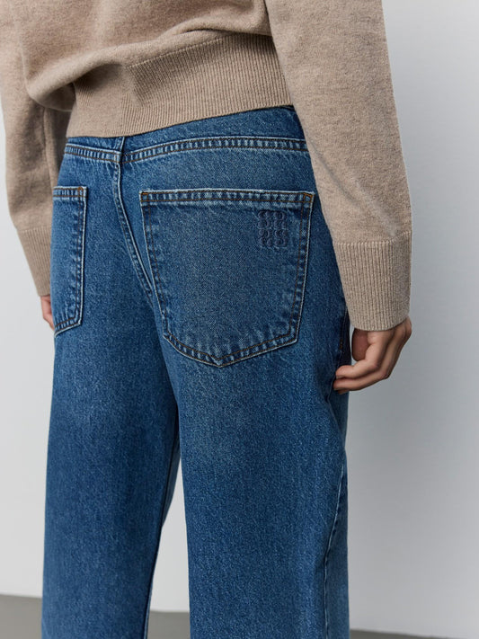 Sofie Schnoor Rio Mid Waist Jeans Denim Blue