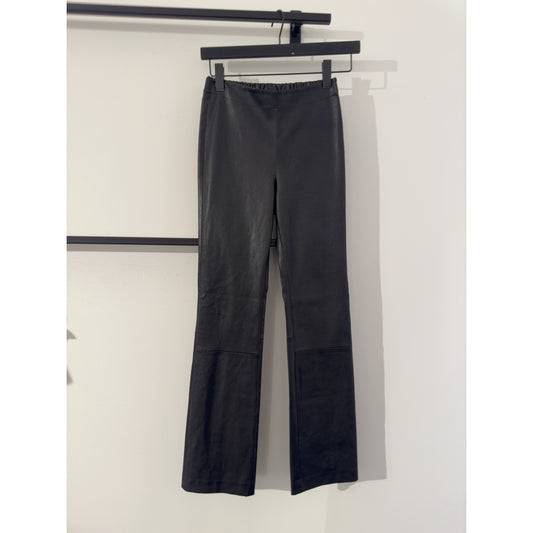 Rah Oslo Leather Pant Straight Black