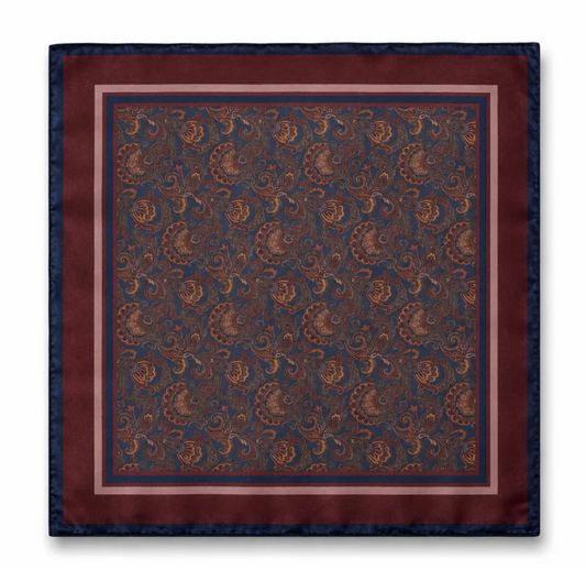Amuse by Veslemøy Eloise Skjerf Navy Paisley