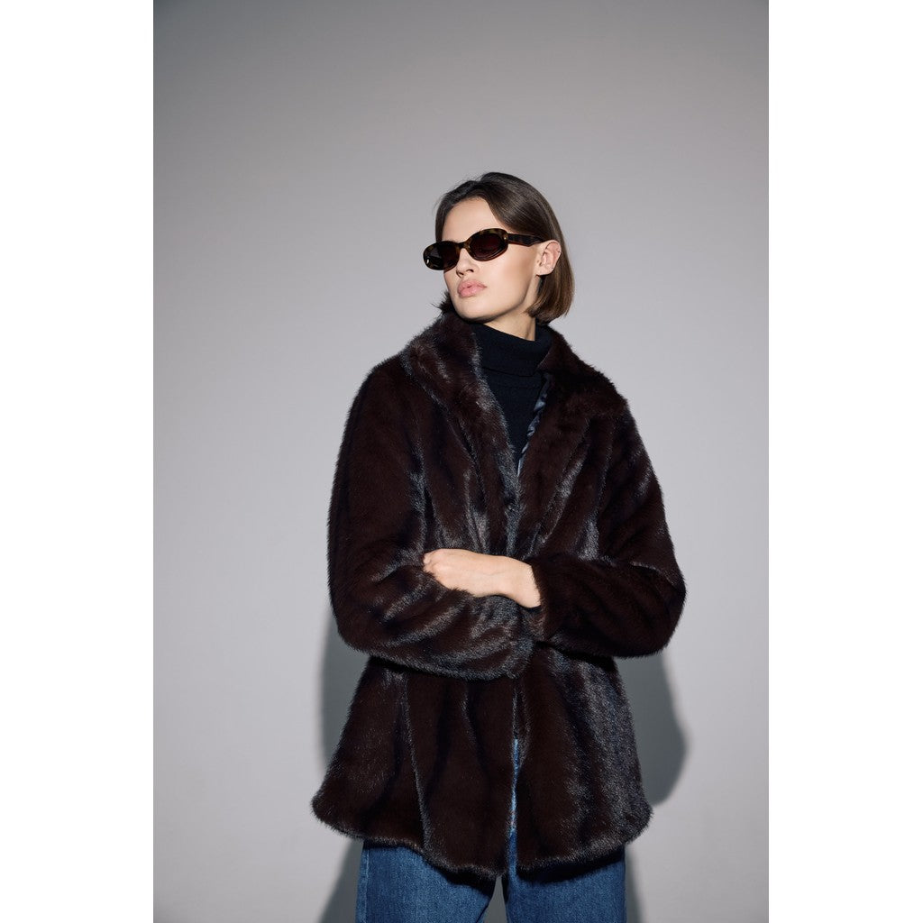Notyz Notyz Monaco Coat Dark Brown