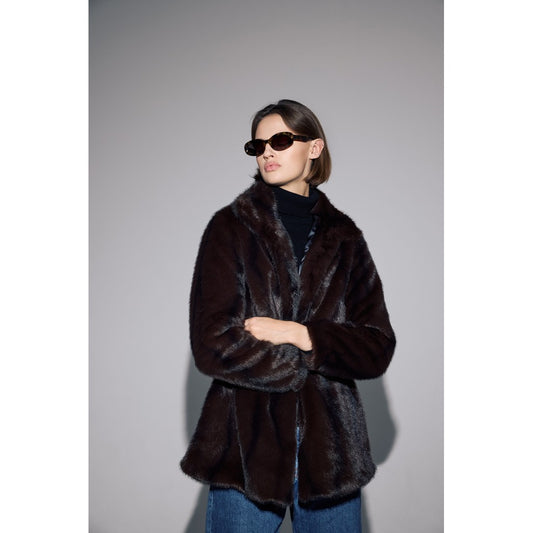 Notyz Notyz Monaco Coat Dark Brown