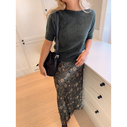 Rah Oslo Boat Neck T Shirt Green