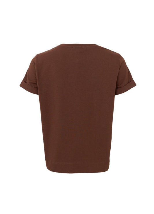 Black Colour May SS Tee Espresso