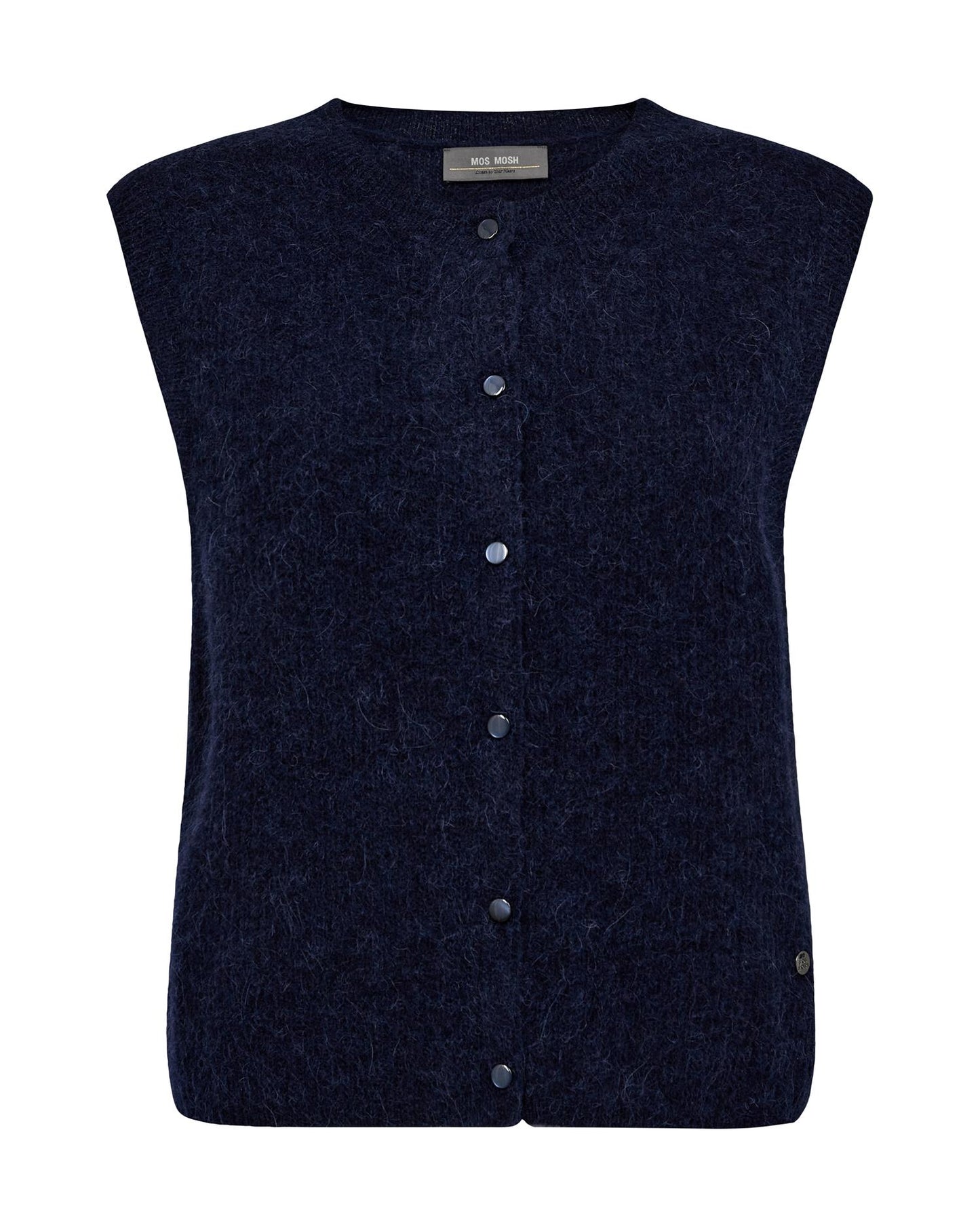 Mos Mosh Almine Thora Knit Vest Maritime Blue