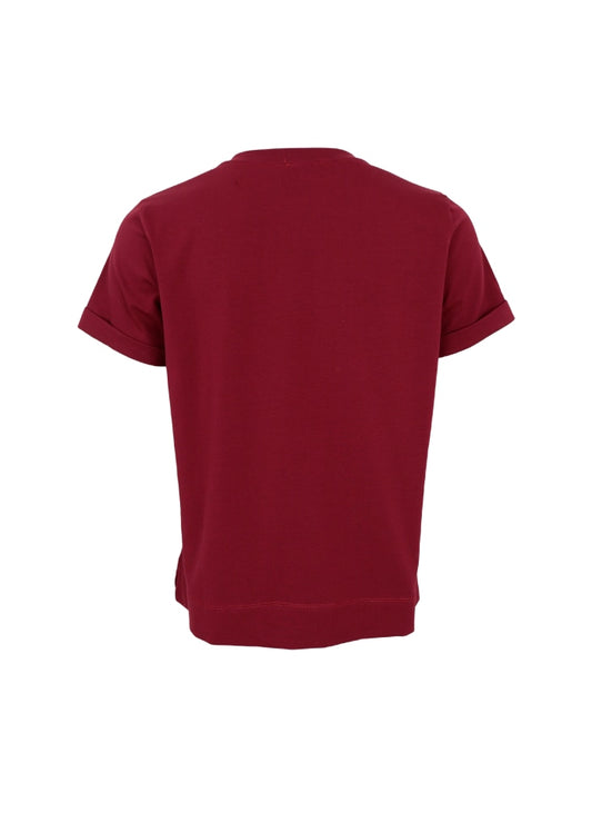 Black Colour May SS Tee Plum