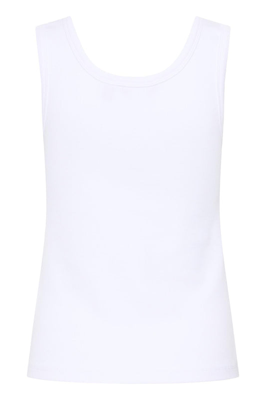 Culture Culture Alyssa Rib Tank Top White