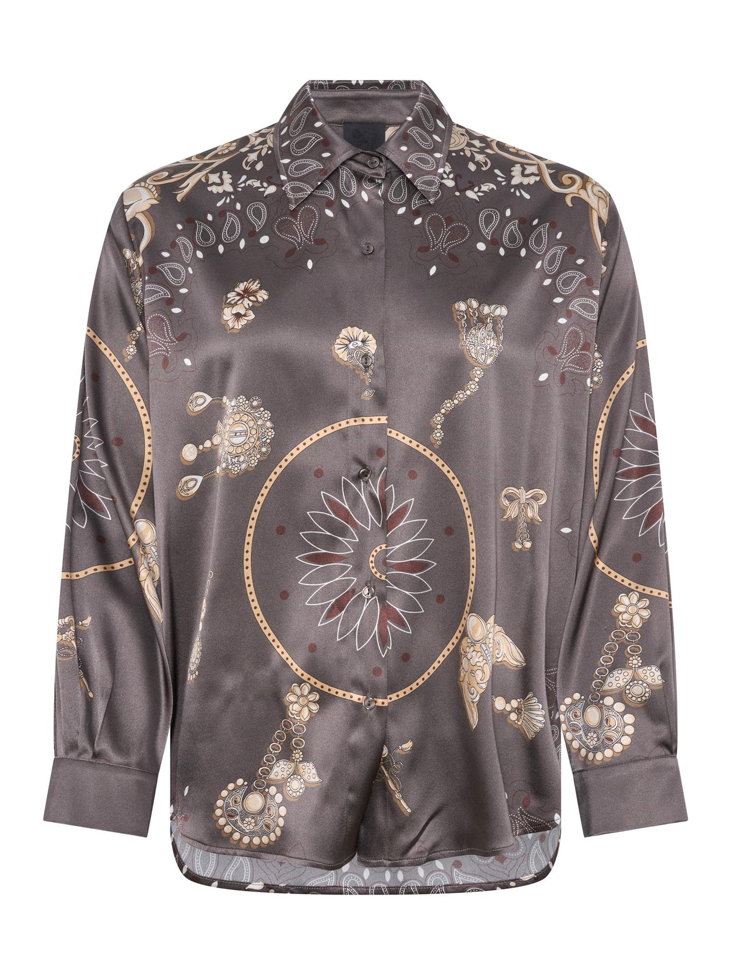 Ane Mone Oline Printed Blouse Cappuchino
