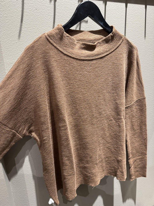 By Basics 4025 Shirt Wide Camel Melange