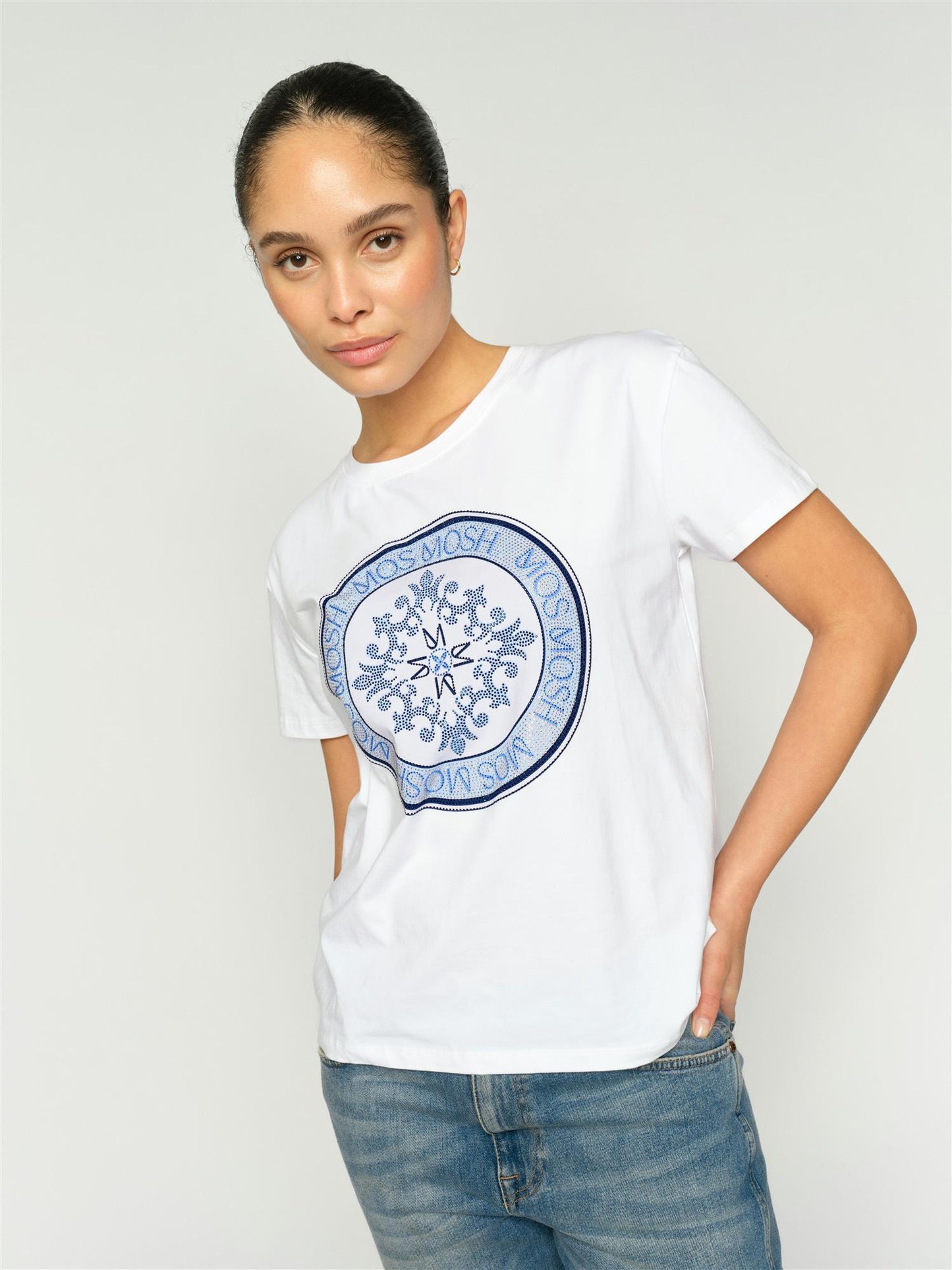Mos Mosh Judd O-SS Tee White