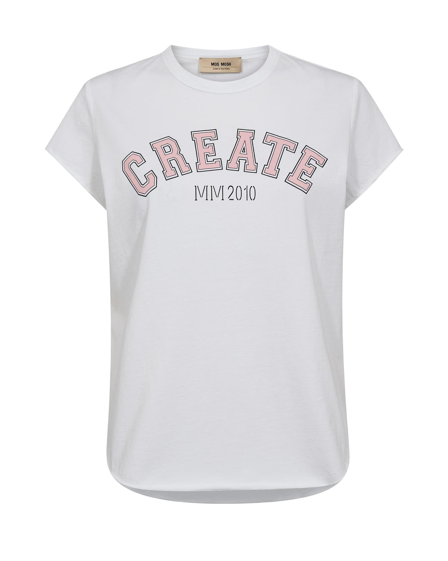 Mos Mosh Celli O-SS Tee Powder Pink