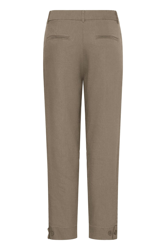 Pulz Luca HW Pant Ankl Tap Walnut