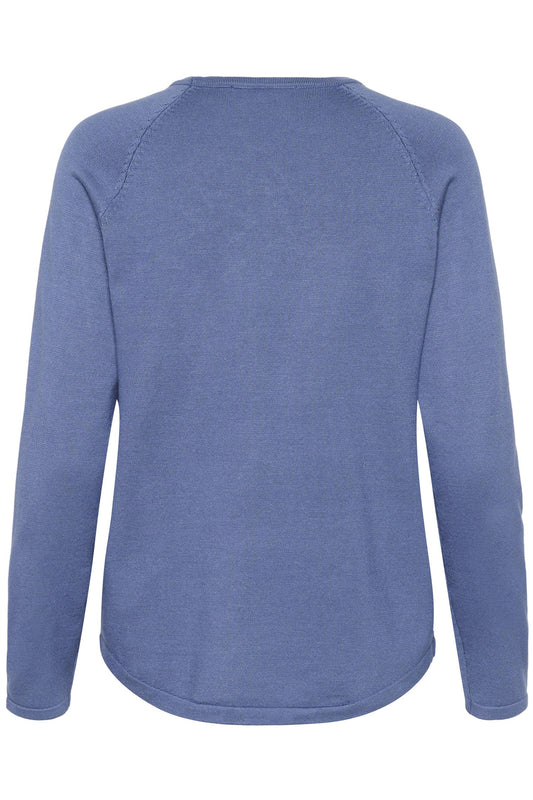 Culture AnneMarie Solid Jumper Bijou Blue