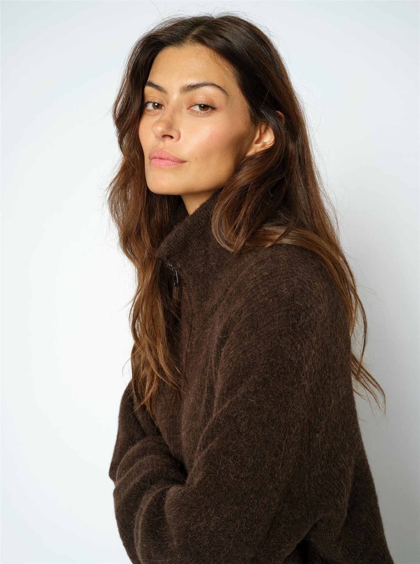 Mos Mosh Thora Knit Zip Cardigan Delicioso