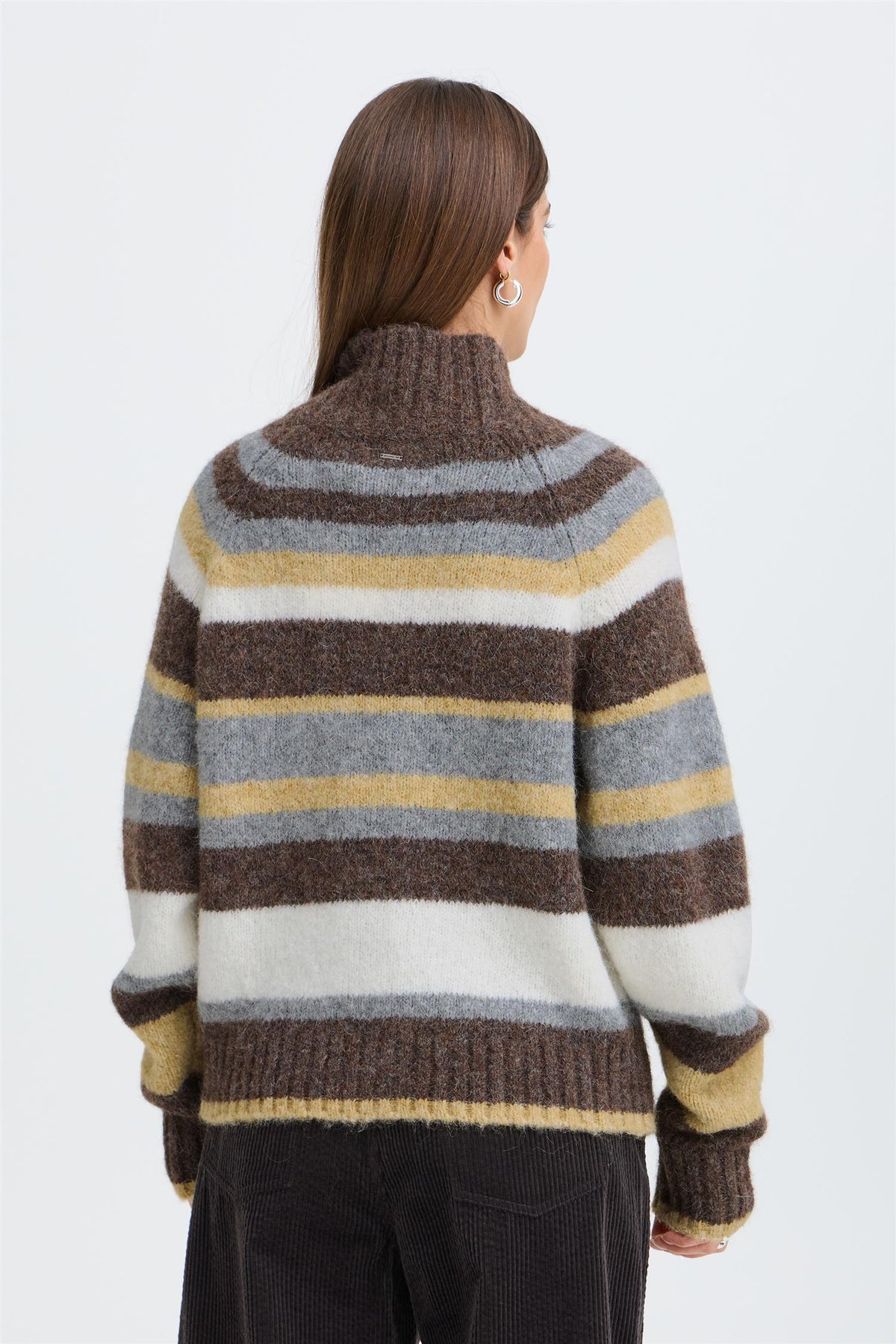 Pulz Georgie Cardigan Brown