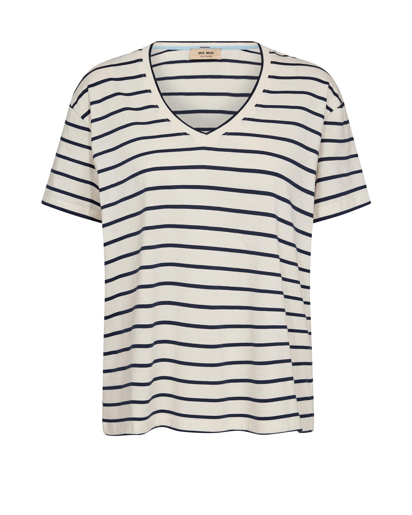 Mos Mosh Nani V-SS Stripe Tee Spellbound