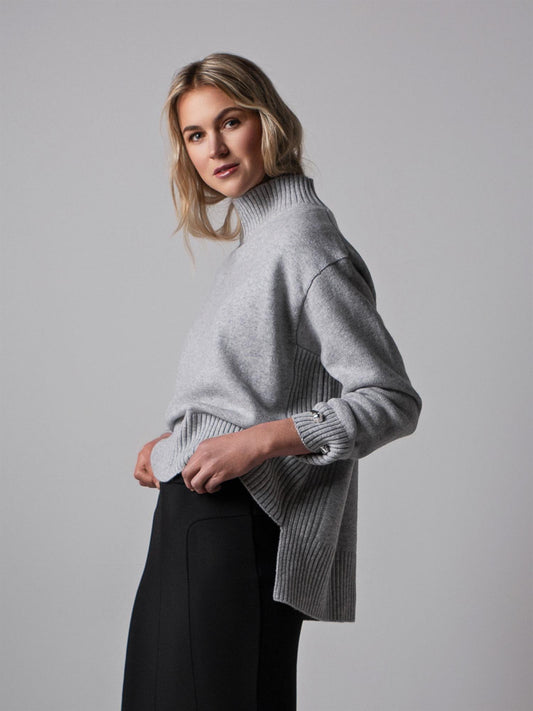 Close to my Heart Alfie Sweater White Grey