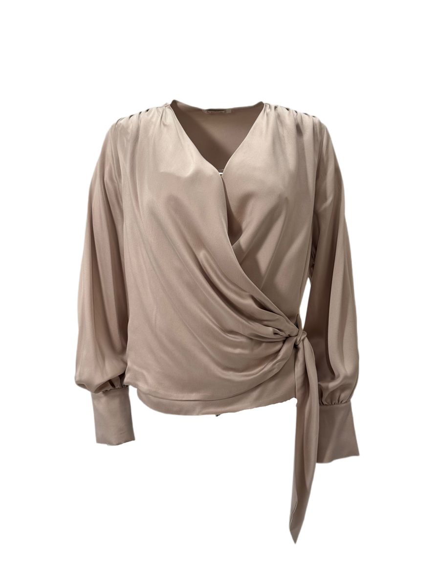 Amuse by Veslemøy Anais Silkebluse Champagne