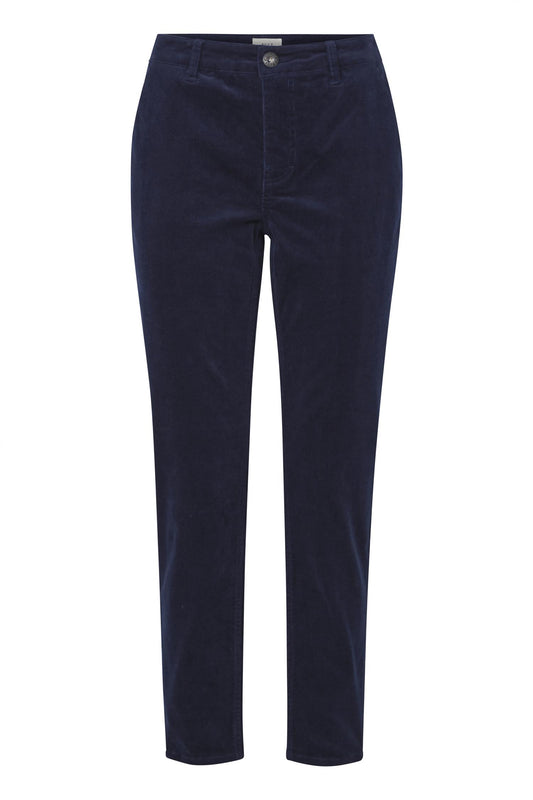 Pulz Sally HW Pant Ankl Lenght Dark Shappire
