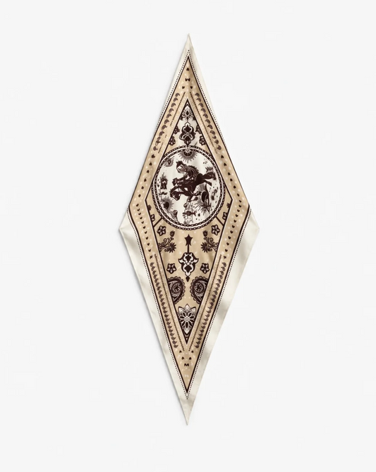 Rah Oslo Diamond Cut Scarf Western Print