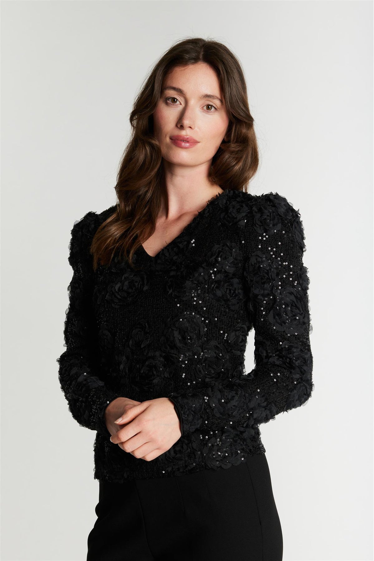 Rue de Femme Edda Reversible Blouse Black