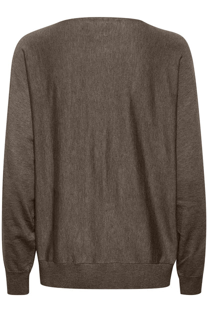 Culture AnneMarie Batwing Jumper Demitasse Melange