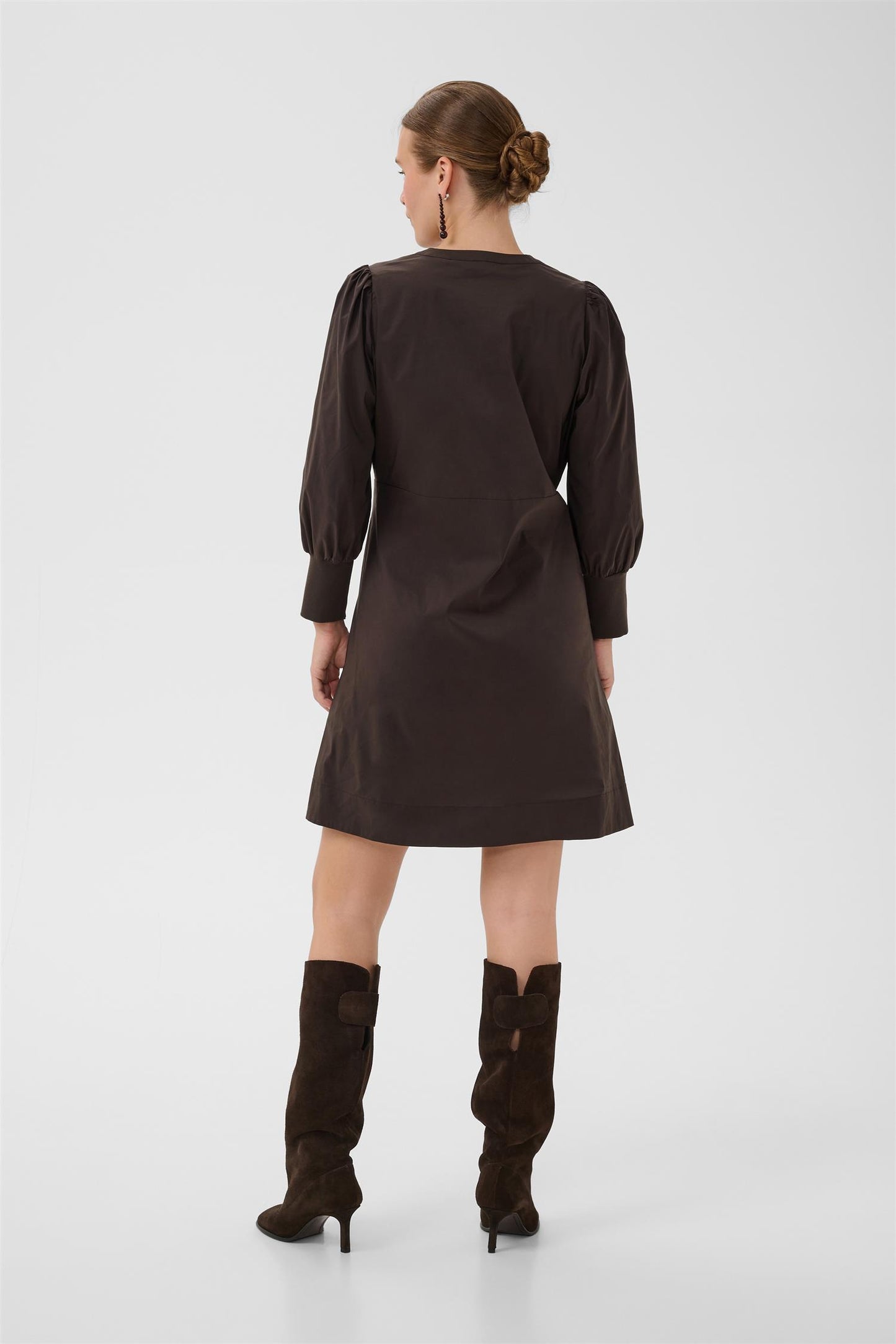 Culture Kiea Antoinett Rib Dress Demitasse