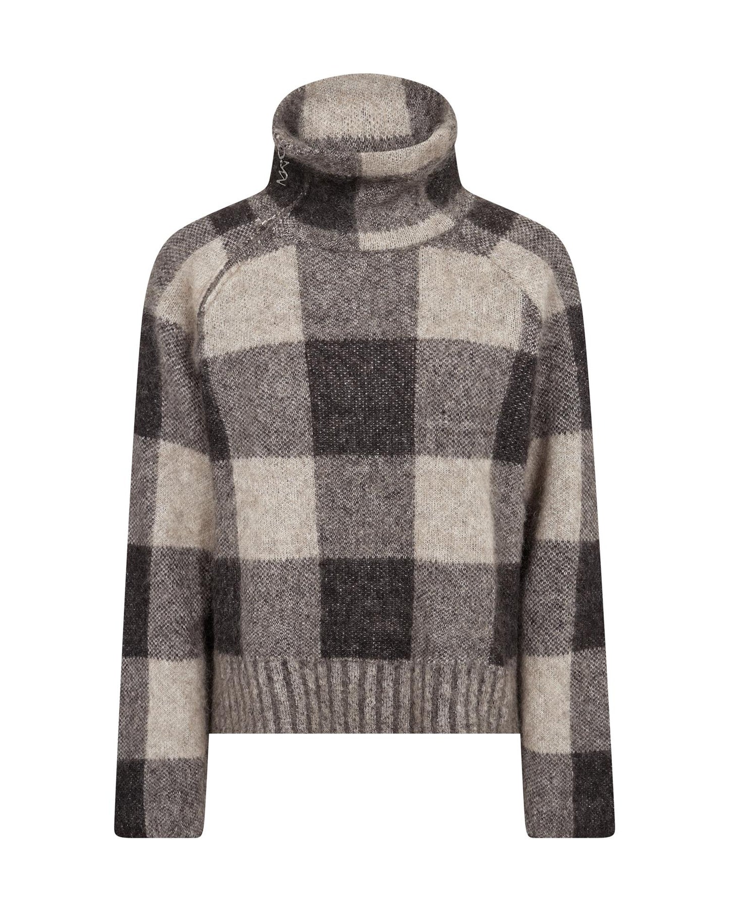 Mos Mosh Maija Check Knit Black