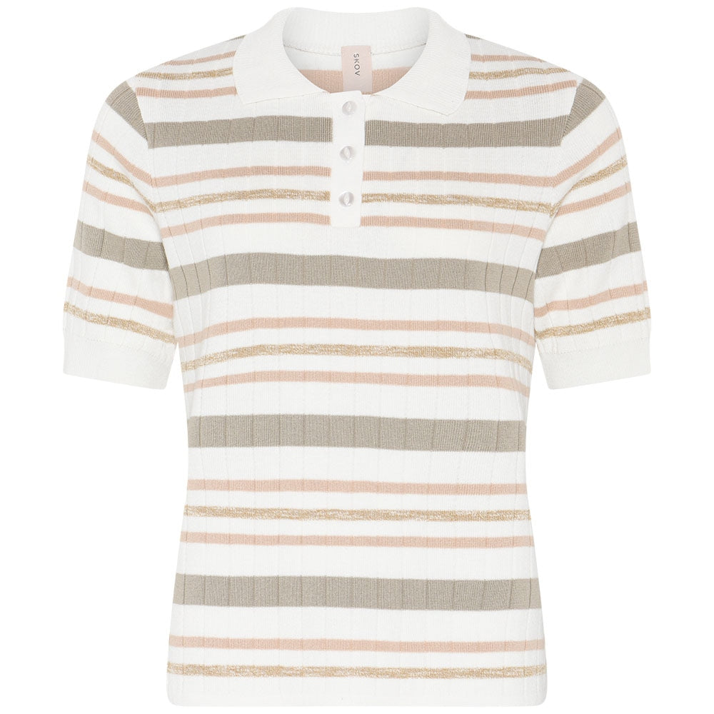 Skovhuus Genser m/ Polokrave Off-white