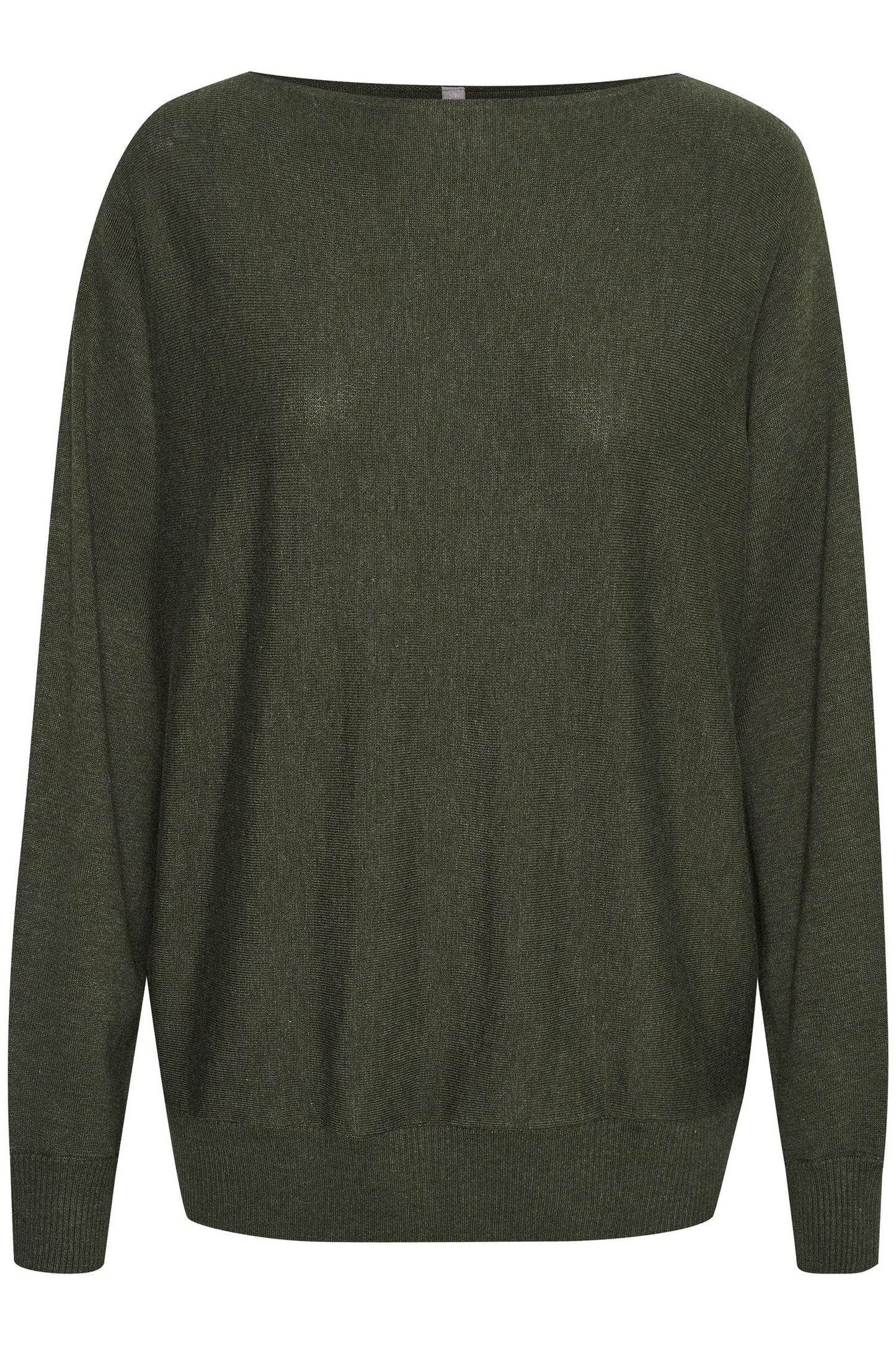 Culture AnneMarie Batwing Jumper Olive Night Melange