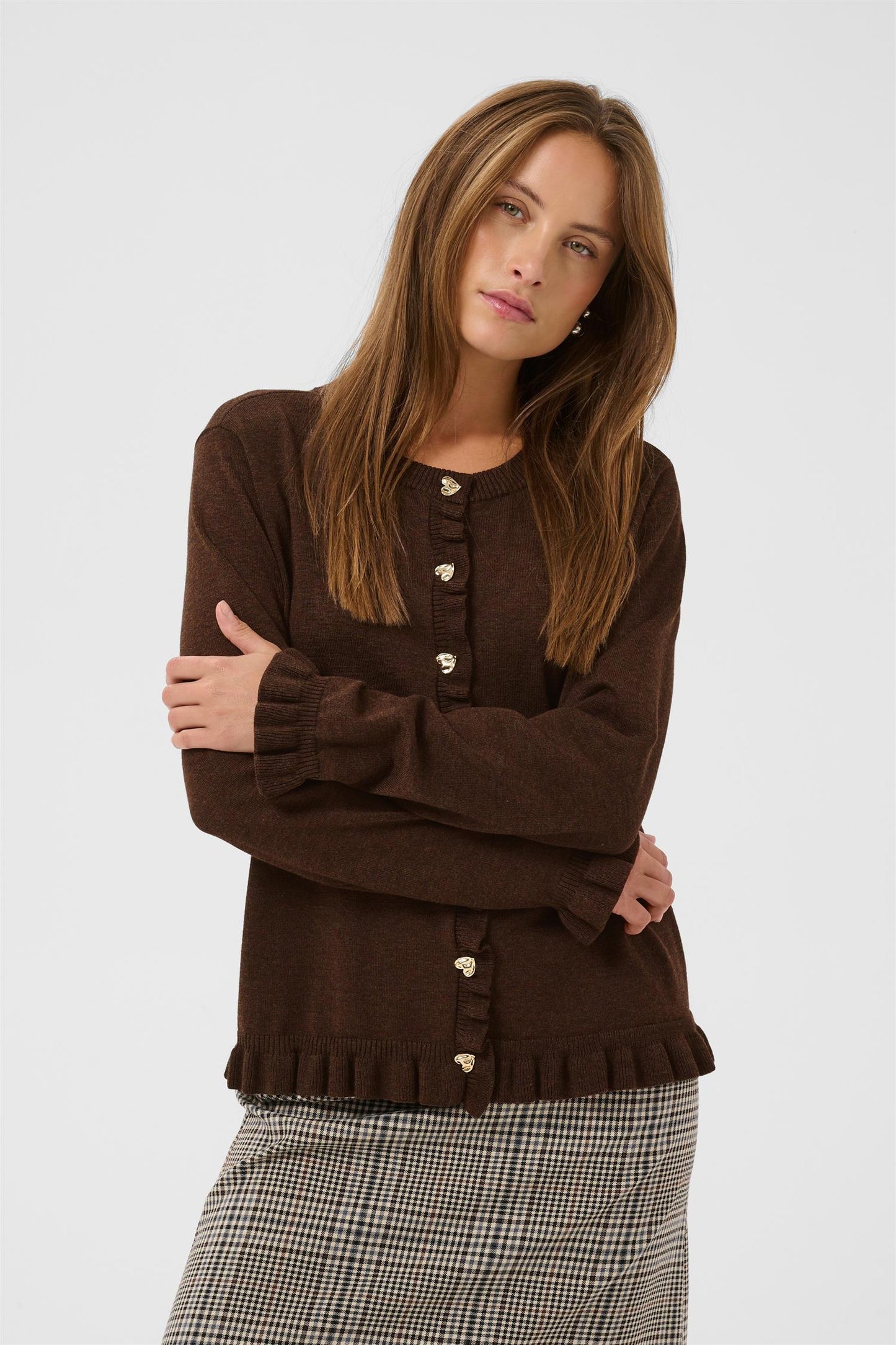 Culture Clare Annemarie Frill Card Coffee Bean Melange