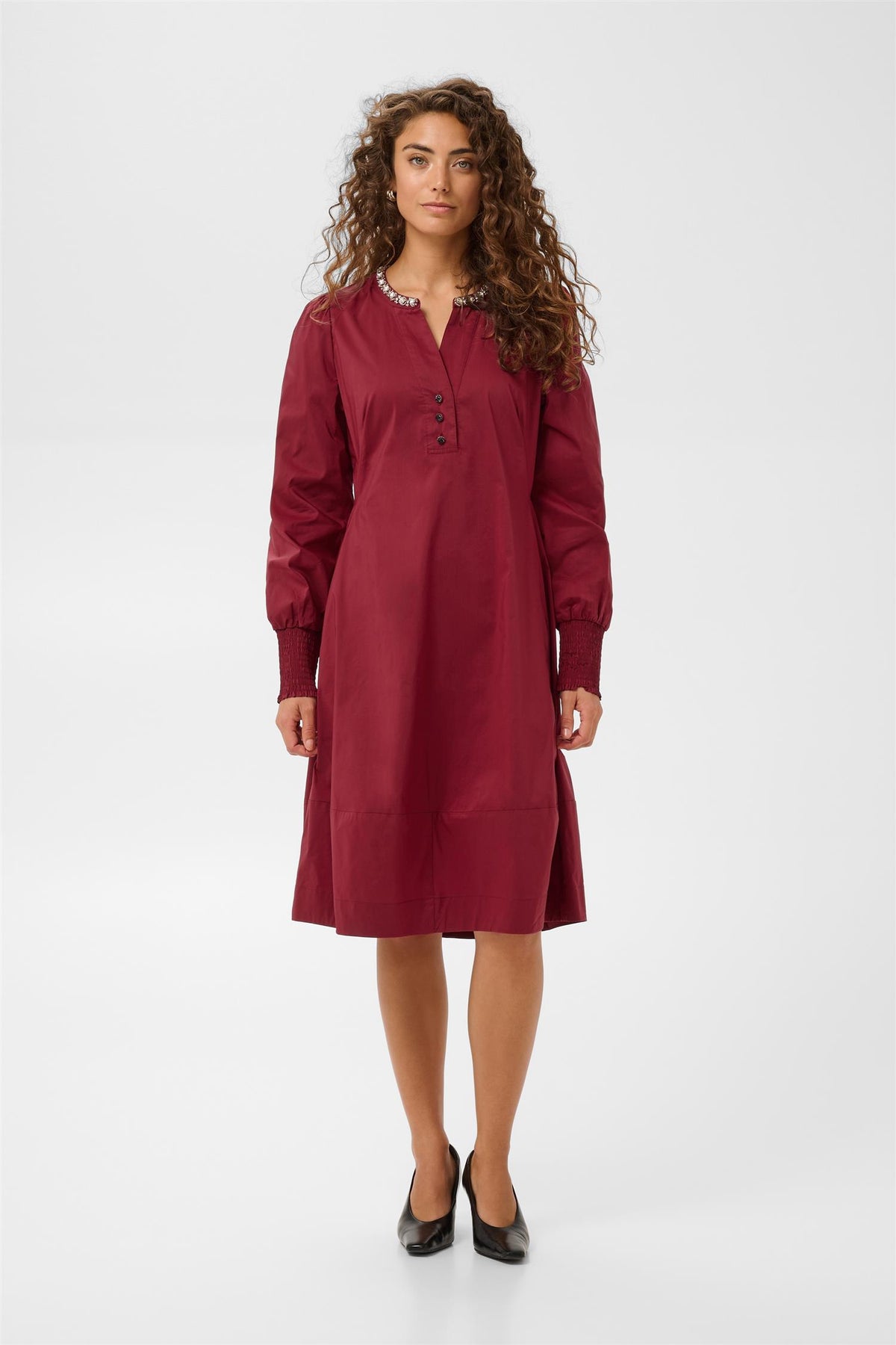 Culture Margi Antoinett Dress Biking Red