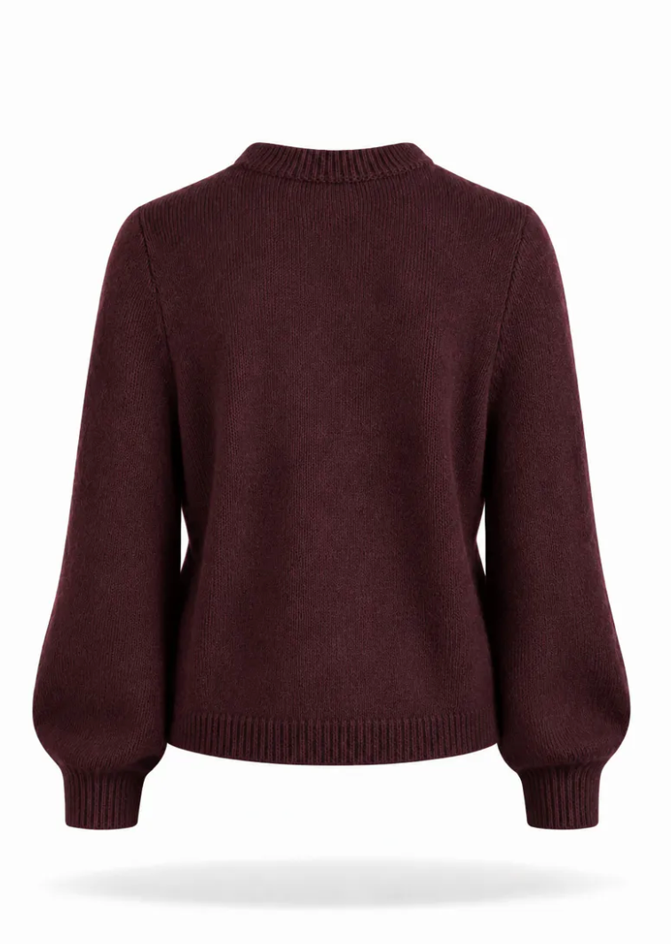 Amuse by Veslemøy Julie Cardigan Burgunder