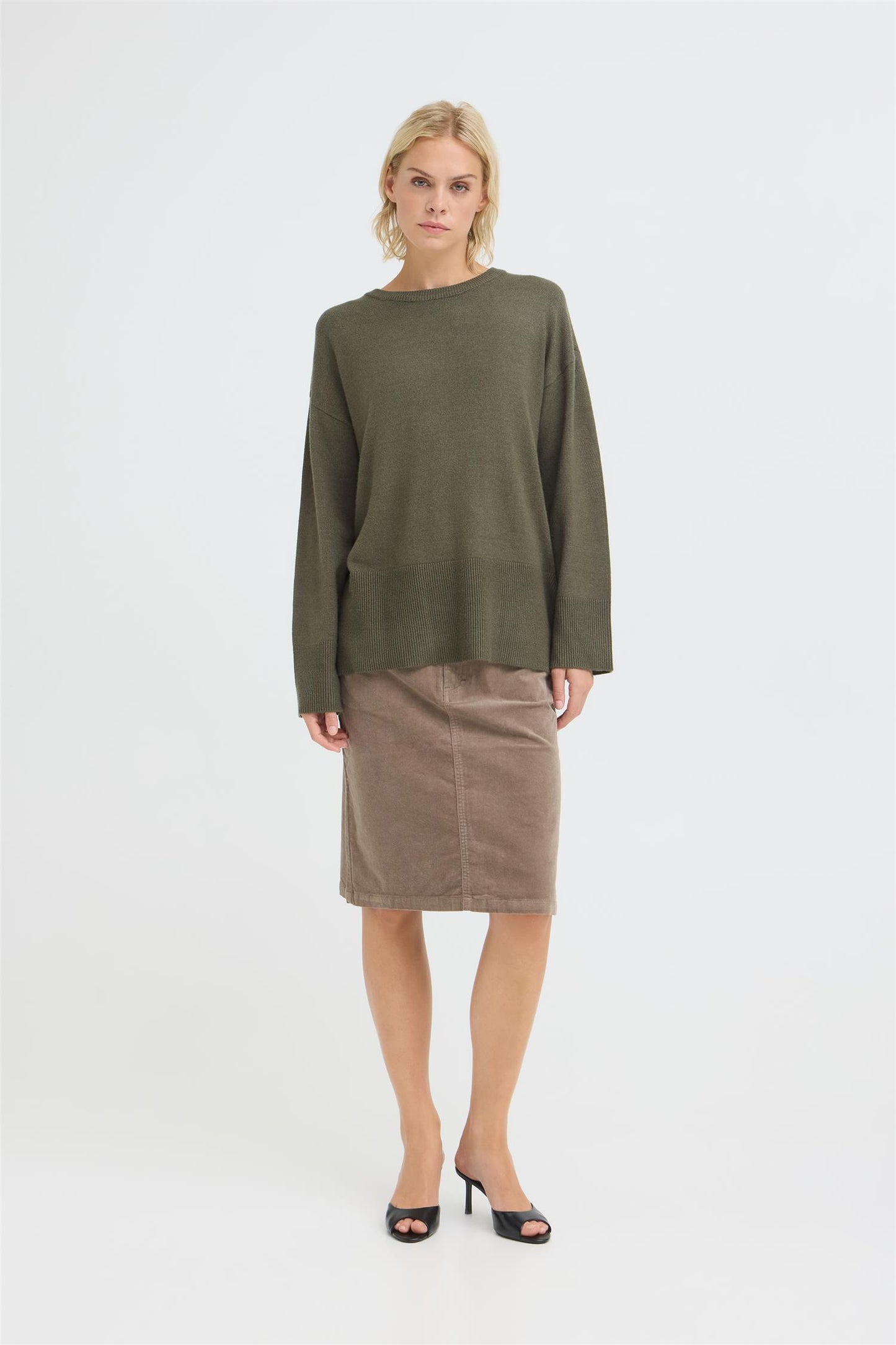 Pulz Sally Skirt Walnut