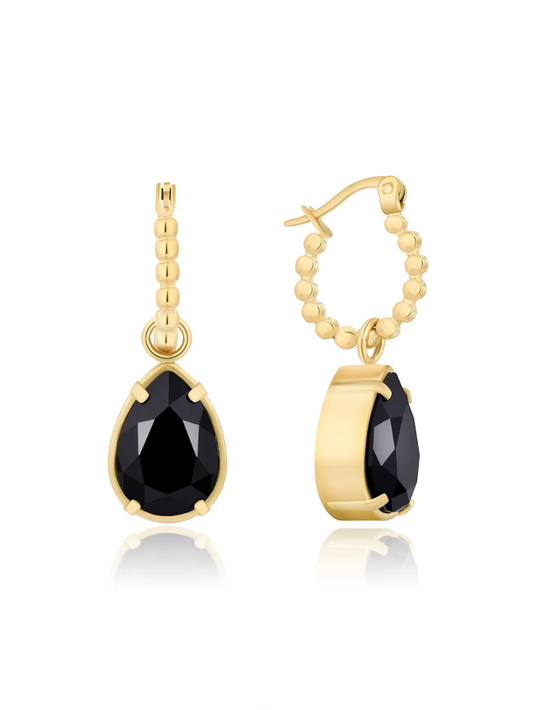 Farmhouse Camilla Øhrling Elena Swarovski Earrings Black