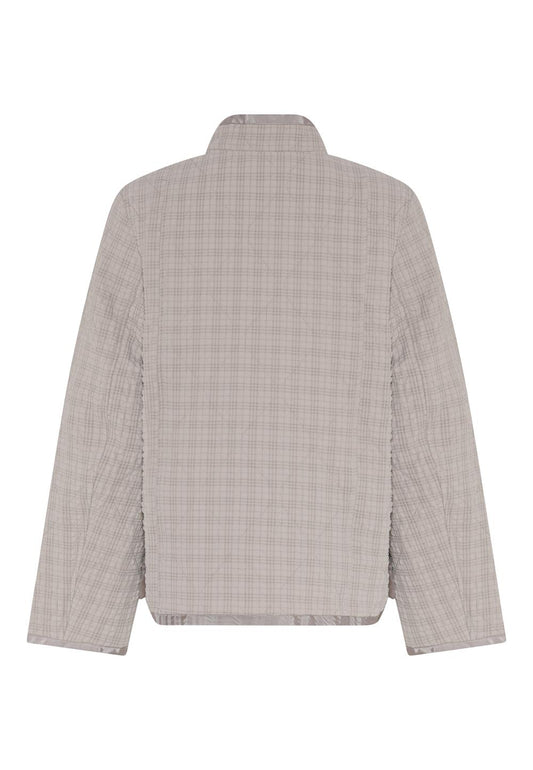 Cero & Etage Quilted Jacket Short Dark Sand