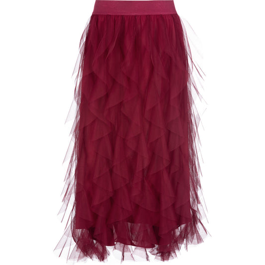 Close to my Heart Valentina Skirt Garnet Red