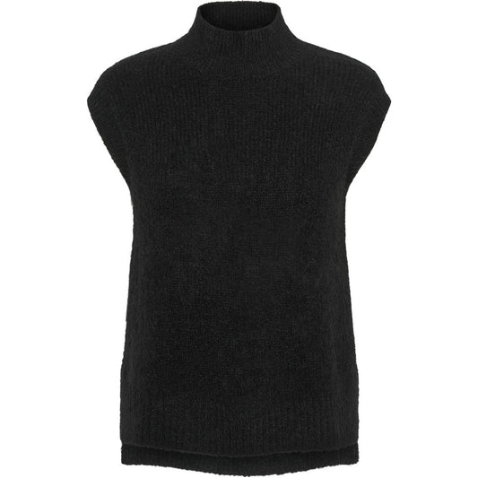 Rue de Femme Giselle Knit Vest Black